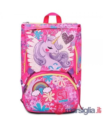 ZAINO SDOPPIABILE BIG SEVEN J UNICORN LED GIRL