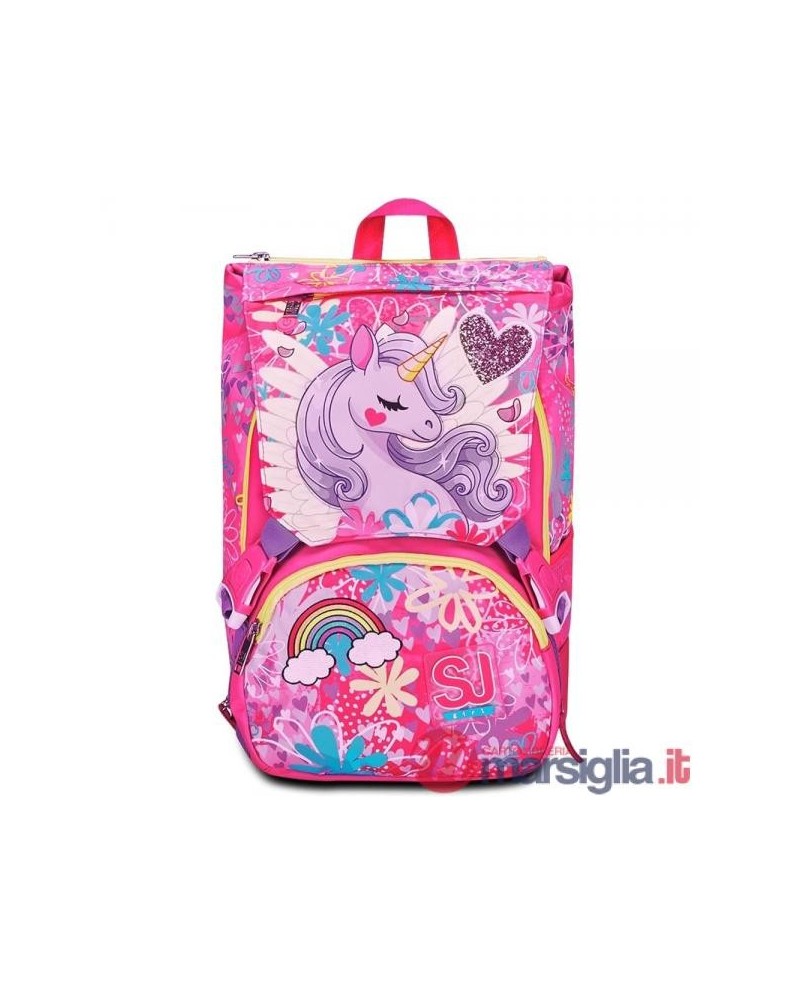ZAINO SDOPPIABILE BIG SEVEN J UNICORN LED GIRL