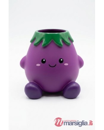 PORTAPENNE 3D "ELLIE EGGPLANT" (MELANZANA) ITOTAL