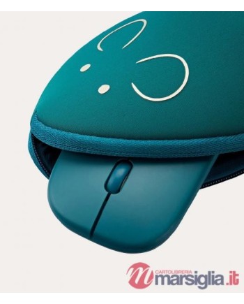 MOUSE PAD +WIRELESS MOUSE BLU