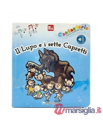 FABULINIS-LIBRO CANTASTORIE "IL LUPO E I SETTE CAPRETTI" (CON REGISTRATORE VOC)