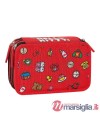 ASTUCCIO 3 ZIP HELLO KITTY